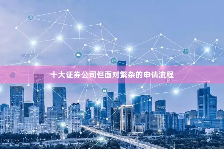 十大证券公司但面对繁杂的申请流程