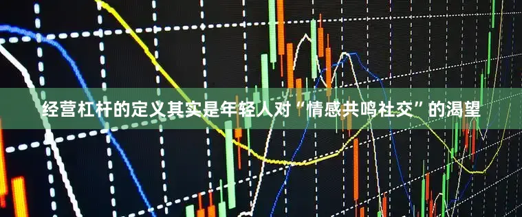 经营杠杆的定义其实是年轻人对“情感共鸣社交”的渴望